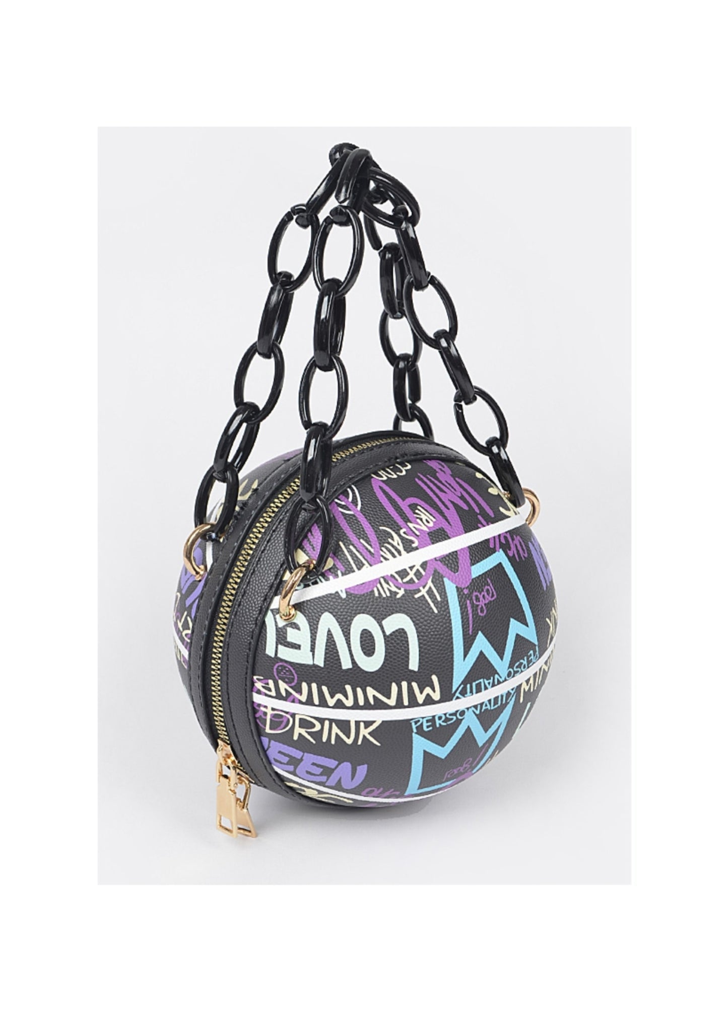 Basket ball graffiti bag