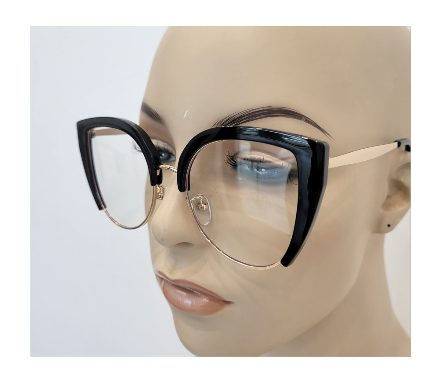 Kayla Kat eye Frame (black)