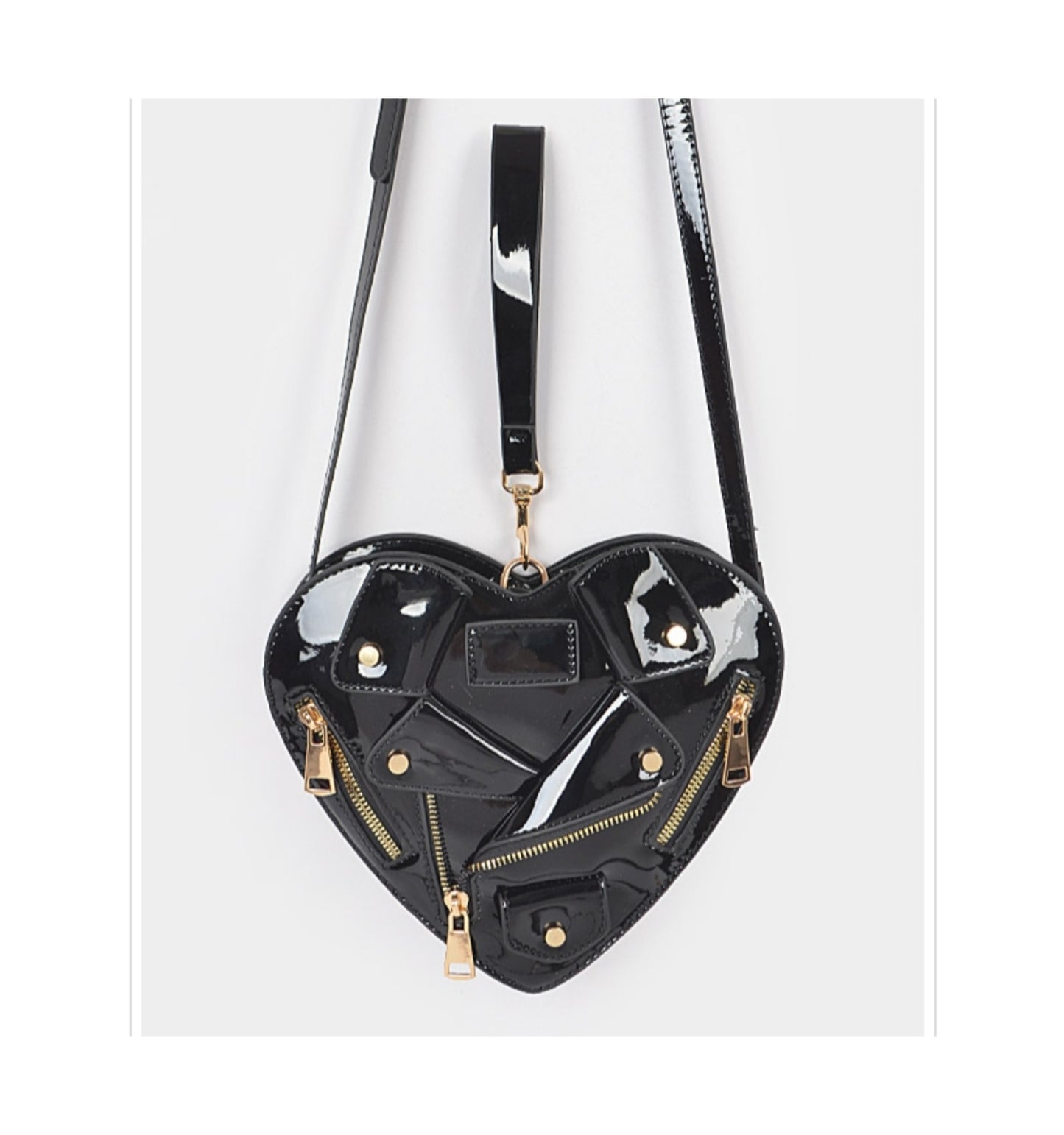 Black Heart (patent leather) bag