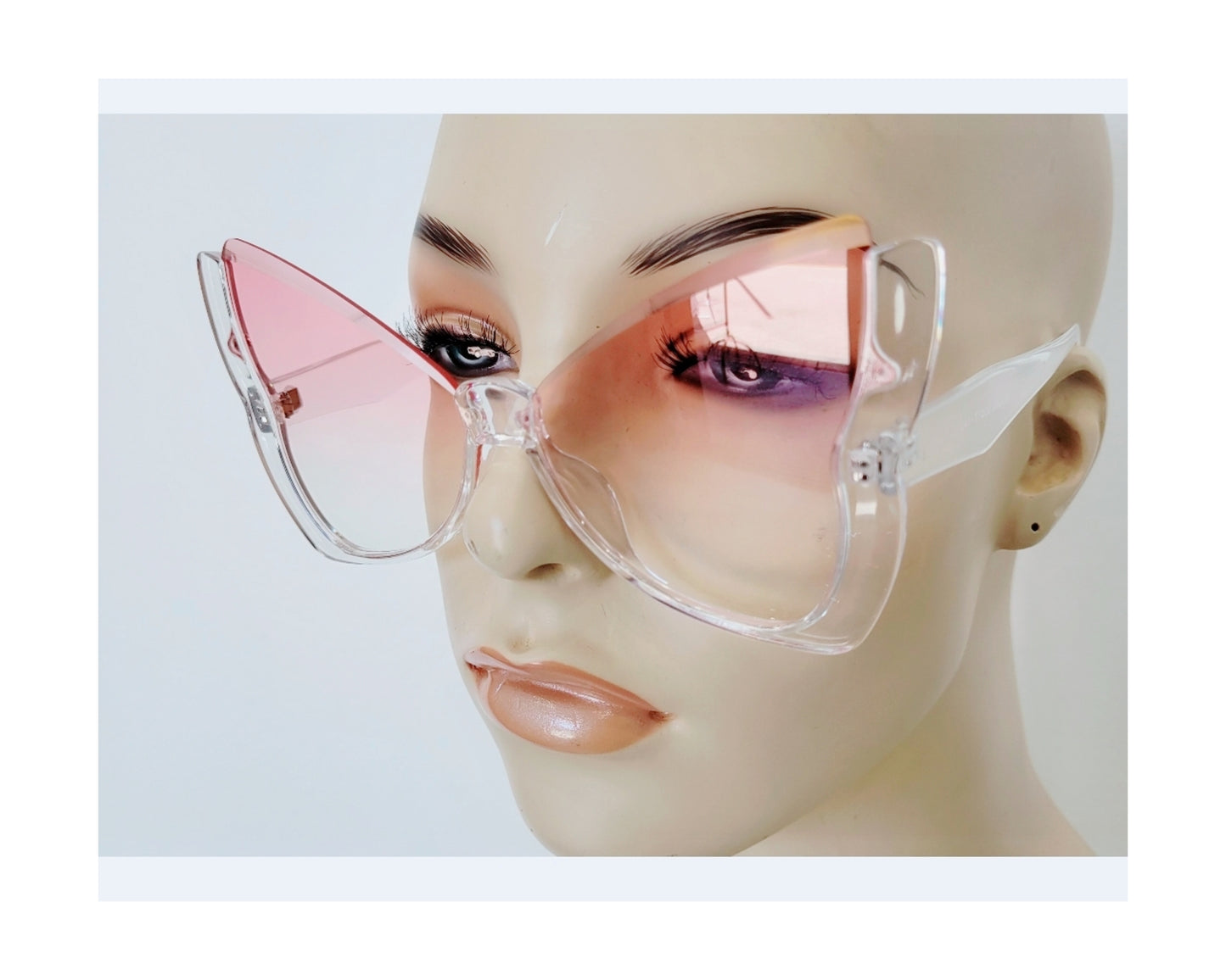 Butterfly frames (red/pink)