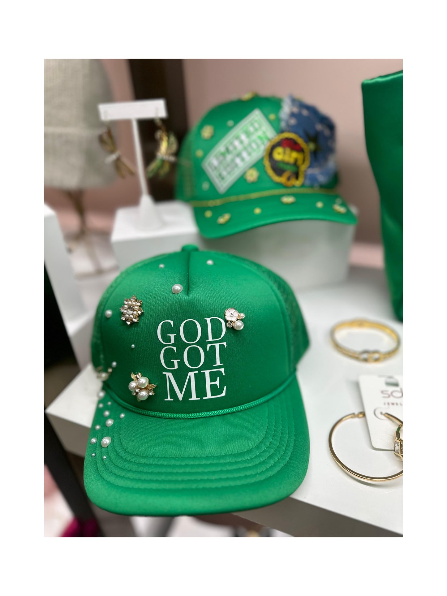 God Got Me Cap (Green)