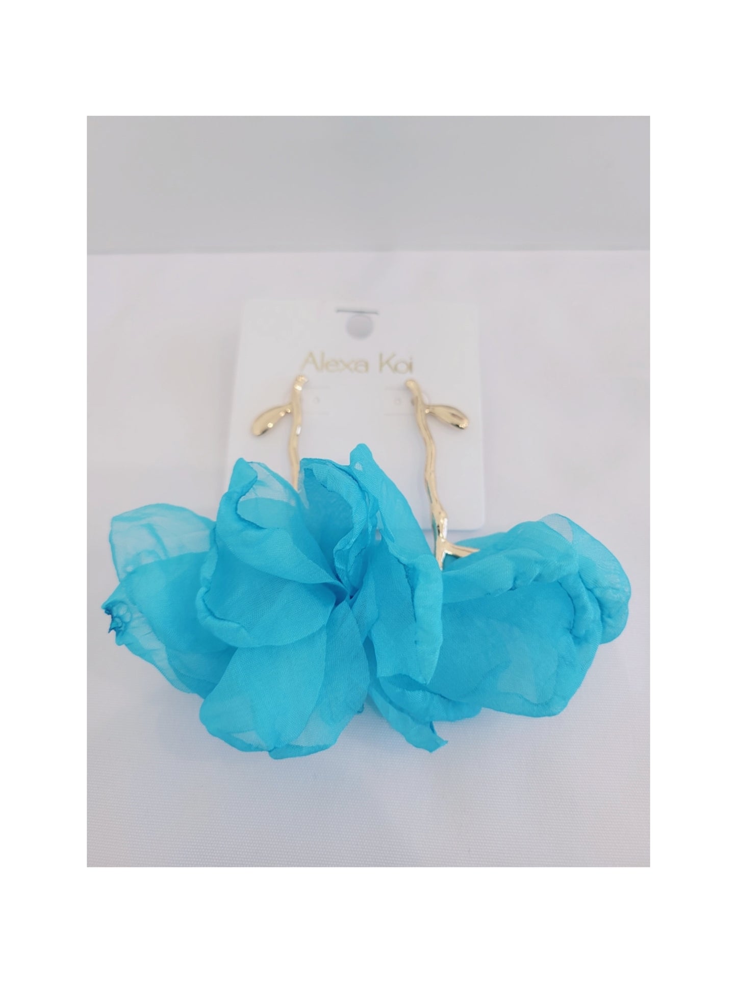 Aqua bae earrings