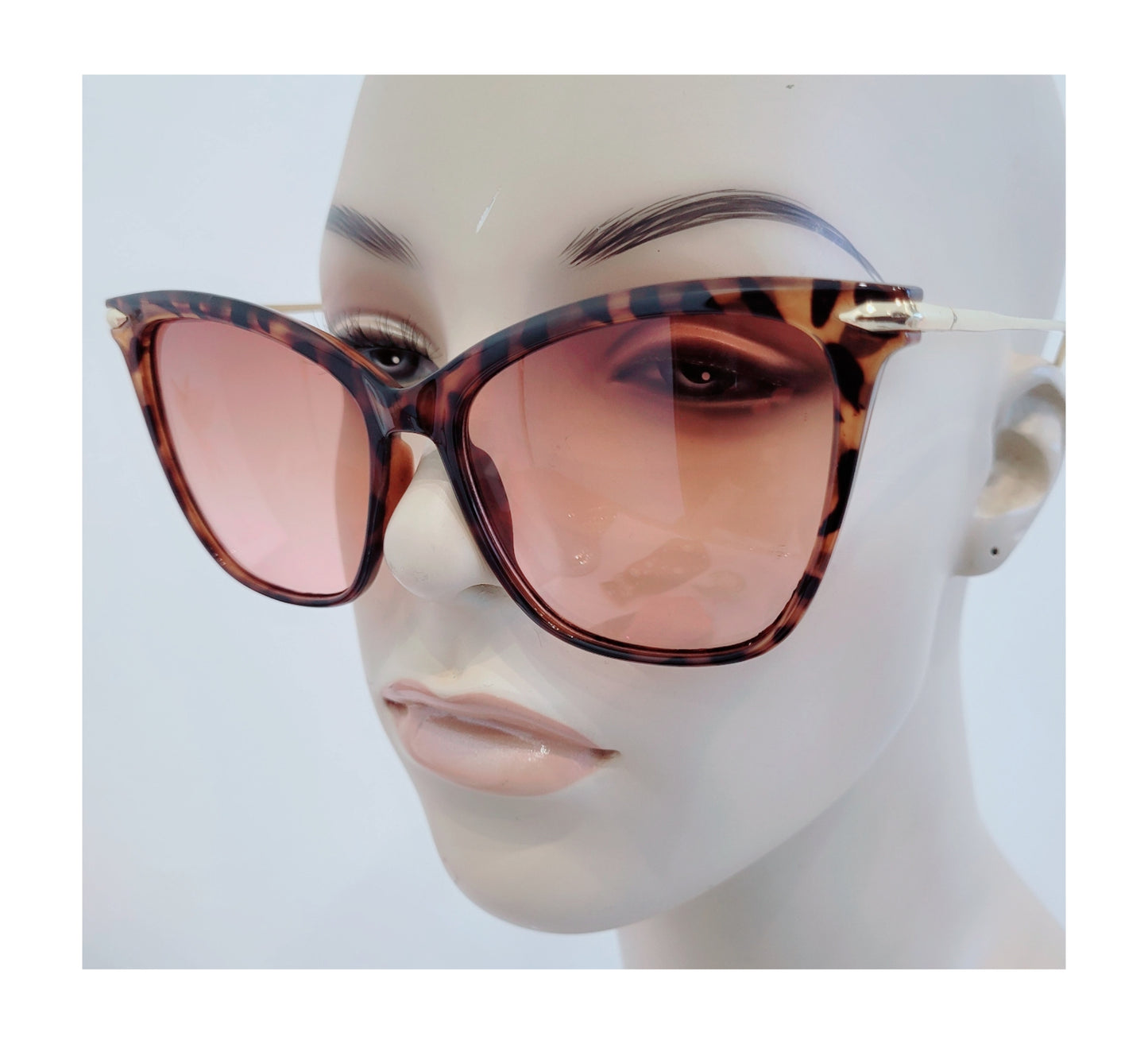 Shady Lady frames (tortoise shell with red/ orange tint