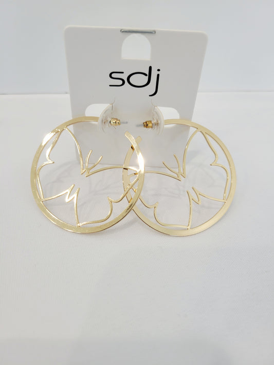Butterfly Ry earrings (Gold)
