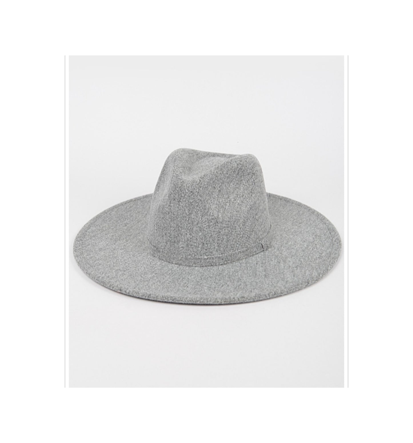 Grey Fedora Hat