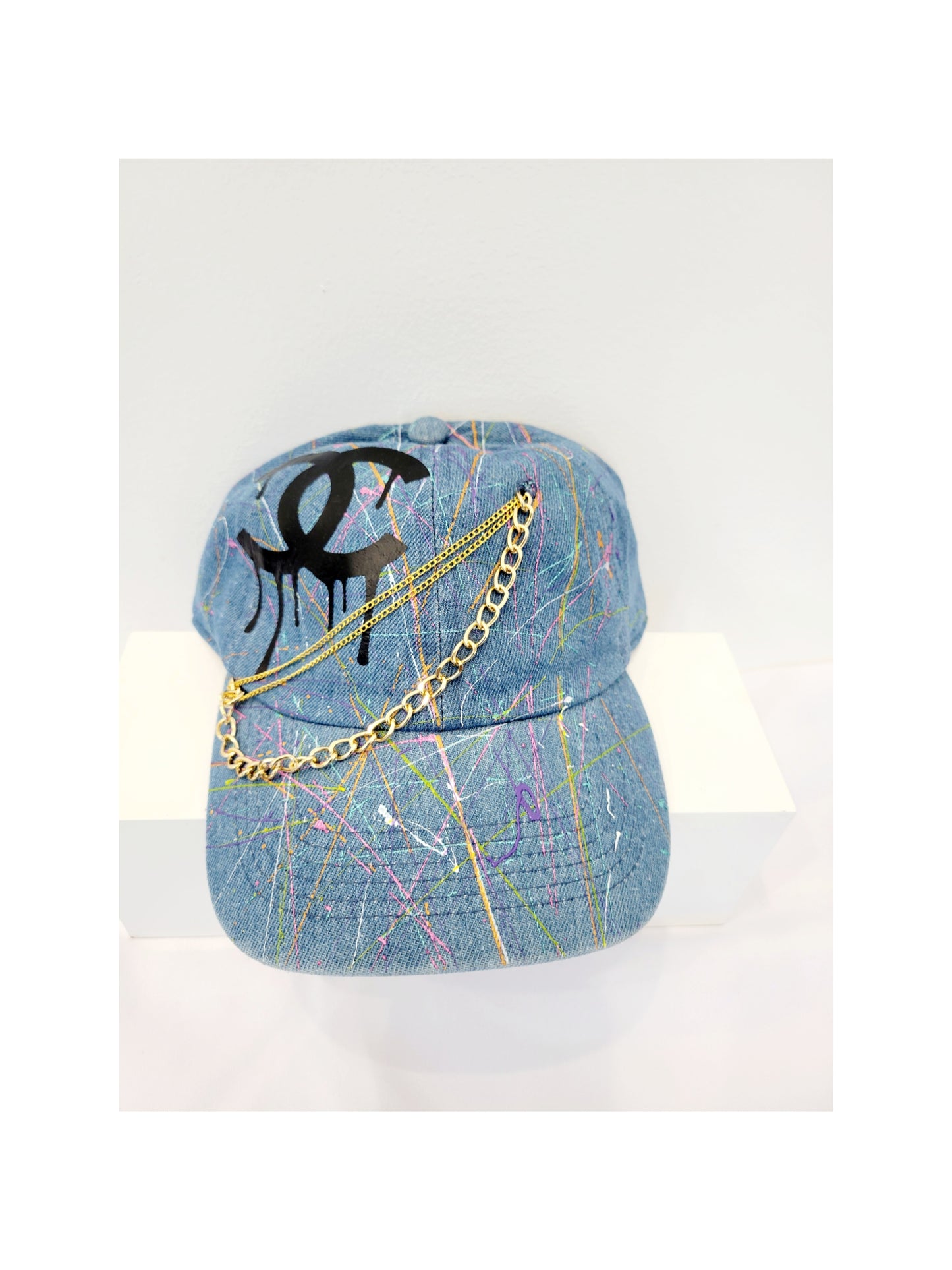 CC Paint Splash Denim Cap