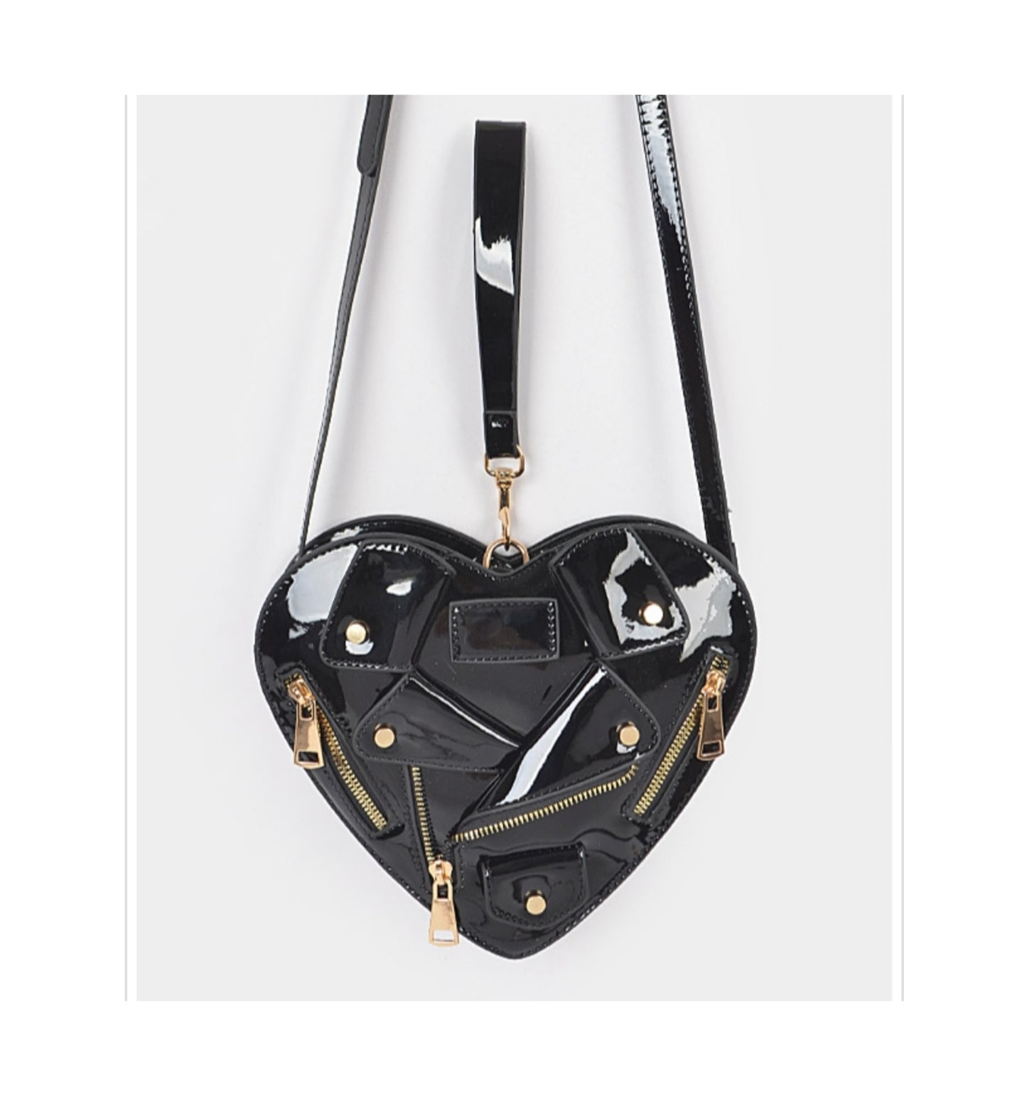 Black Heart (patent leather) bag