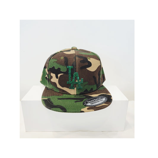 LA fitted army fatigue Cap (Green La)
