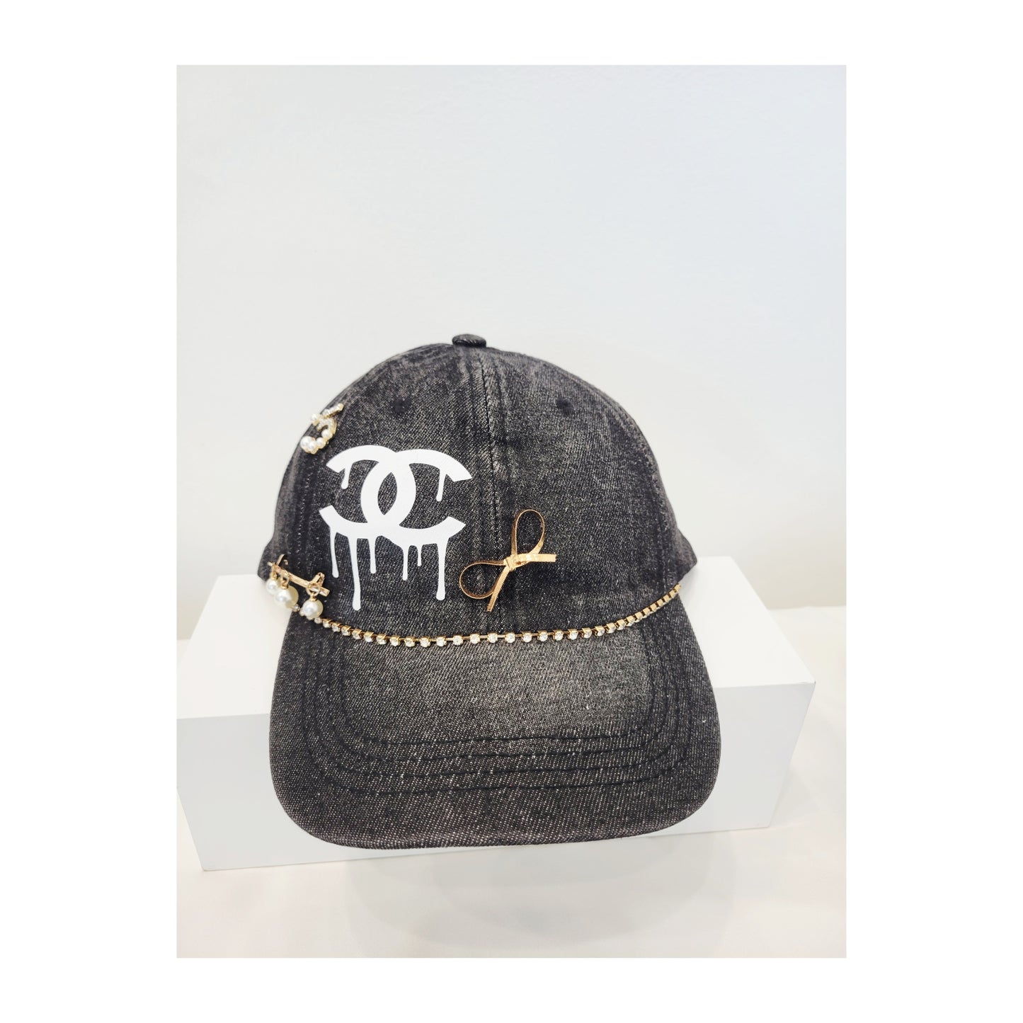 CC drip (black denim)