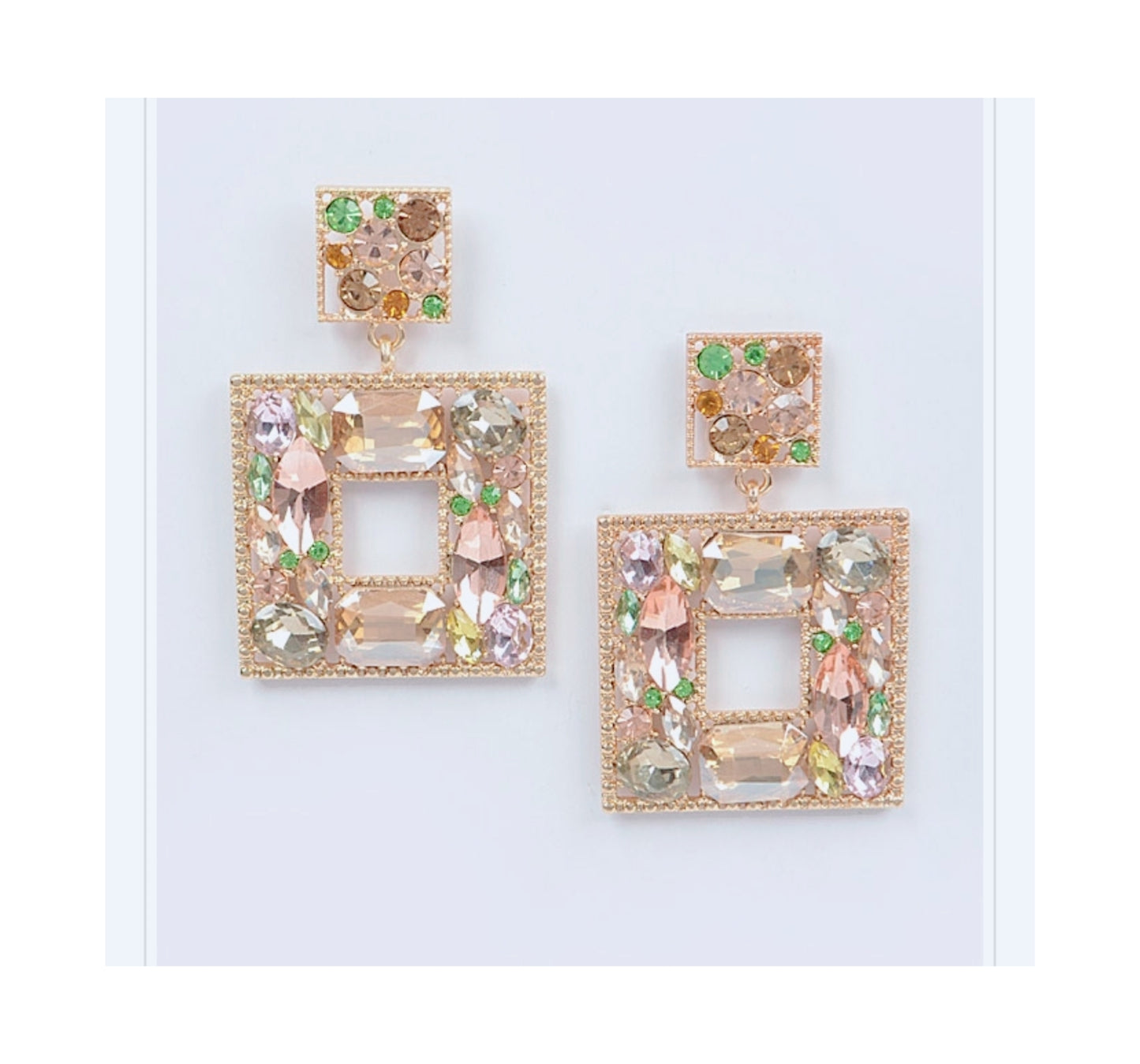 Enchanted earrings (earth tones)