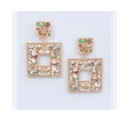 Enchanted earrings (earth tones)