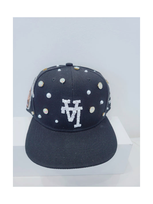 LA cap with Tupac (black)