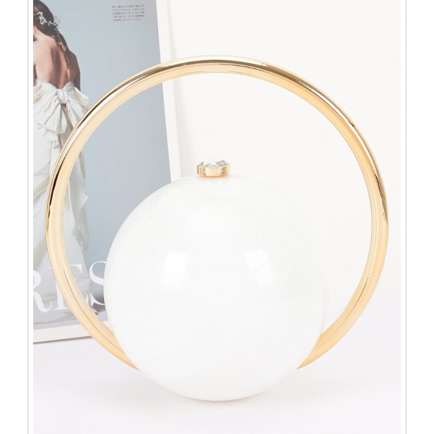 Globe bag (white)