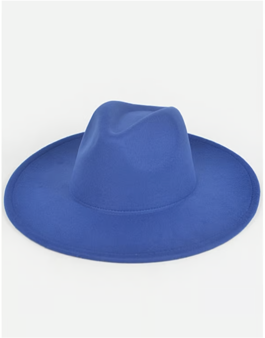 Royal Blue Fedora – shady lady accessory bar